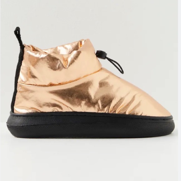Free People Pillow Talk Metallic Bootie Slippers 39/9 - Picture 2 of 9